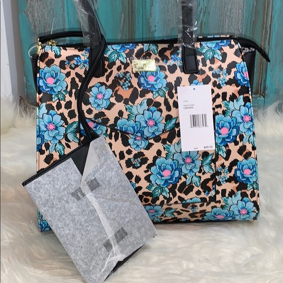 Betsey Johnson Luv Betsey Leopard and Floral Tote - Picture 8 of 8